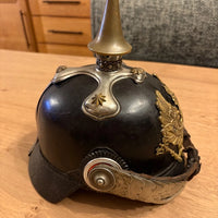 Casque à pointe (Pickelhaube / Spikehelmet) – Officier prussien semi-angulaire (1842-1860)