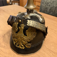 Casque à pointe (Pickelhaube / Spikehelmet) – Officier prussien semi-angulaire (1842-1860)