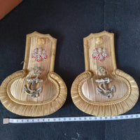 Ensemble Vintage d’Officier de la Marine Impériale Japonaise – Épaulettes, Chapeau et Étui WWII