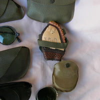 WWII – Lot de 4 Paires de Lunettes de Soleil Militaires Américaines avec Étuis (1944-1945)