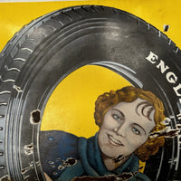 Plaque émaillée ancienne rare – Englebert