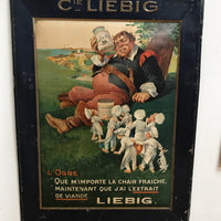 Tôle ancienne LIEBIG « Marmiton » – vers 1910 – Très Rare