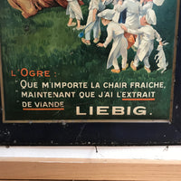 Tôle ancienne LIEBIG « Marmiton » – vers 1910 – Très Rare