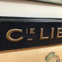 Tôle ancienne LIEBIG « Marmiton » – vers 1910 – Très Rare