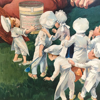 Tôle ancienne LIEBIG « Marmiton » – vers 1910 – Très Rare