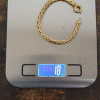 Bracelet or 18 carats 750