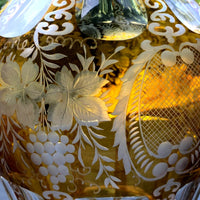 Grande Carafe en Cristal en argent massif