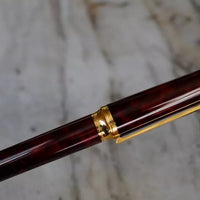 GRAND STYLO PLUME S.T. DUPONT MONTPARNASSE XL OR 18K