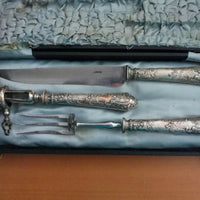 SUPERBE ENSEMBLE EMPIRE ARGENT MASSIF 89 PIECES MINERVE