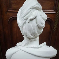 GRAND BUSTE EN BISCUIT DE FEMME