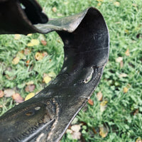 ANCIENNE CLOCHE SONNAILLE FER FORGE ART POPULAIRE DEVOUASSOUD