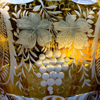 Grande Carafe en Cristal en argent massif