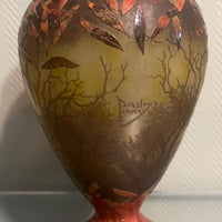 VASE DAUM NANCY ÉMAILLÉ