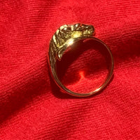 Magnifique bague en or jaune 18 carats