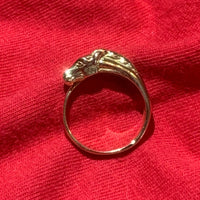 Magnifique bague en or jaune 18 carats