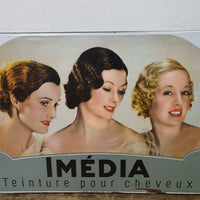 Plaque emmaillée Imedia Teinture de l'Oréal