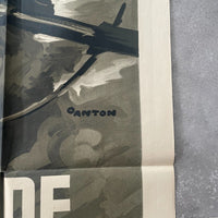 Affiche propagande militaire Authentique ww2