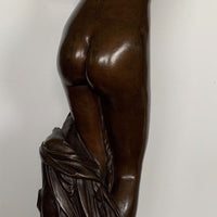 Sculpture en bronze à patine brune