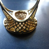 BAGUE OR JAUNE 18 CARATS PIÈCE OR 20 FRS MARIANNE