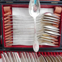 SUPERBE ENSEMBLE EMPIRE ARGENT MASSIF 89 PIECES MINERVE