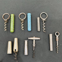 T39 – Lot de 6 anciens tire-bouchons avec étuis