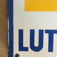 Ancienne plaque émaillée bière de Lutterbach