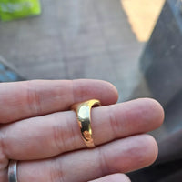 Chevalière or 18 carats Lion des Flandres