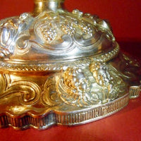 Calice catholique ciboire vermeil argent style Louis XV