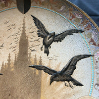 Rare grand plat grès émaillé Victor KREMER 1895