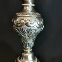 Ancien calice en argent massif et vermeil