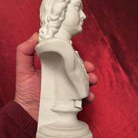 Statuette buste de Pierre Ier biscuit Empire russe
