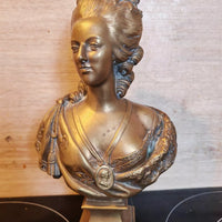 Ancien buste en bronze reine Marie Antoinette