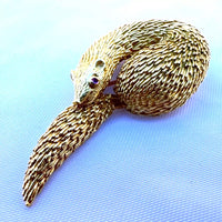 MAGNIFIQUE BROCHE FRANÇAISE EN OR 18 CARATS