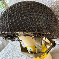 SUPERBE CASQUE GB MK III PARACHUTISTE BRITANNIQUE BMB 1944 SECONDE GUERRE MONDIALE WW2