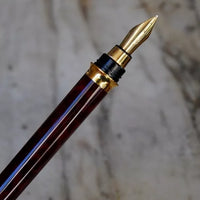GRAND STYLO PLUME S.T. DUPONT MONTPARNASSE XL OR 18K