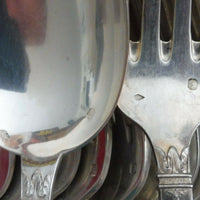 SUPERBE ENSEMBLE EMPIRE ARGENT MASSIF 89 PIECES MINERVE