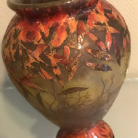 VASE DAUM NANCY ÉMAILLÉ