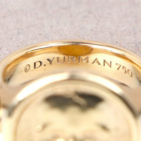 Bague chevalière en or jaune 18 carats