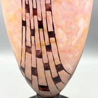 VASE PATE DE VERRE ART DECO "COLLIERS" SCHNEIDER LE VERRE FRANCAIS 1930