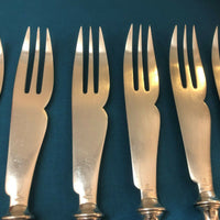 Ensemble de 12 fourchettes à melon CHRISTOFLE