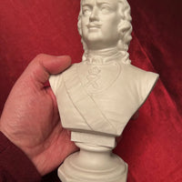 Statuette buste de Pierre Ier biscuit Empire russe