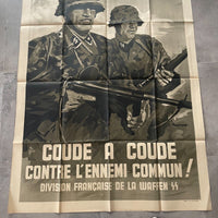 Affiche propagande militaire Authentique ww2
