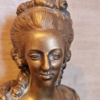 Ancien buste en bronze reine Marie Antoinette