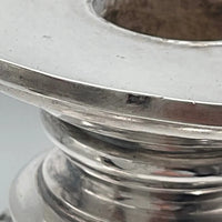 Paire de bougeoirs en argent Allemand