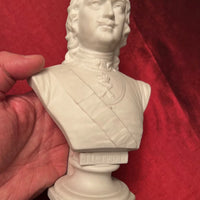 Statuette buste de Pierre Ier biscuit Empire russe