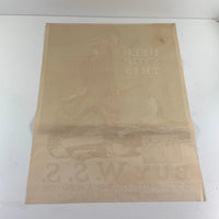 Affiche original propagande américaine Adolph Treidler Allemagne 1915