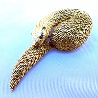 MAGNIFIQUE BROCHE FRANÇAISE EN OR 18 CARATS