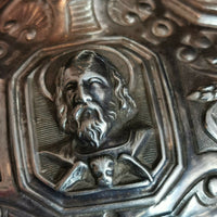 Ancien calice en argent massif et vermeil