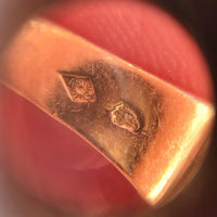 Bague chevalière en or 18 carats