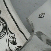 Coffret de 10 pièces de service argent massif Minerve